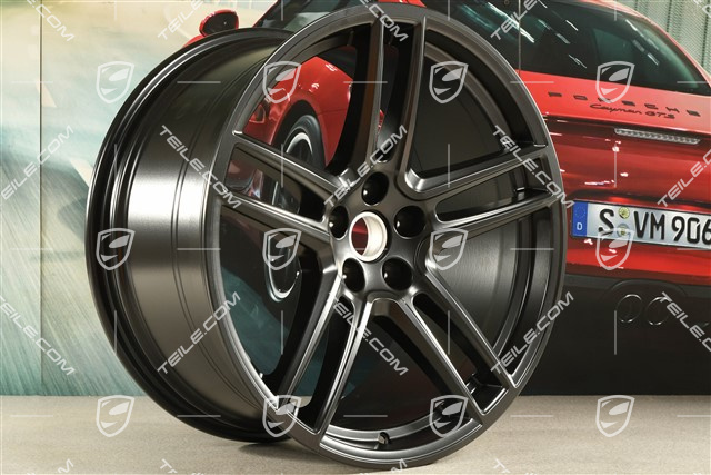 20" Felga "Macan Turbo", 10J x 20 ET19, BORBET, czarny półmat