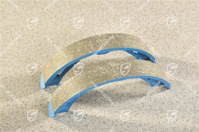 Komplet Okładzin hamulca ręcznego, na tylną oś jedna strona 2szt. / zwiększona ładowność