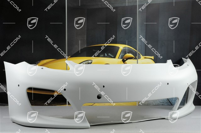 Aerokit / GTS front bumper with PDC sensor holes/camera/headlight washer system