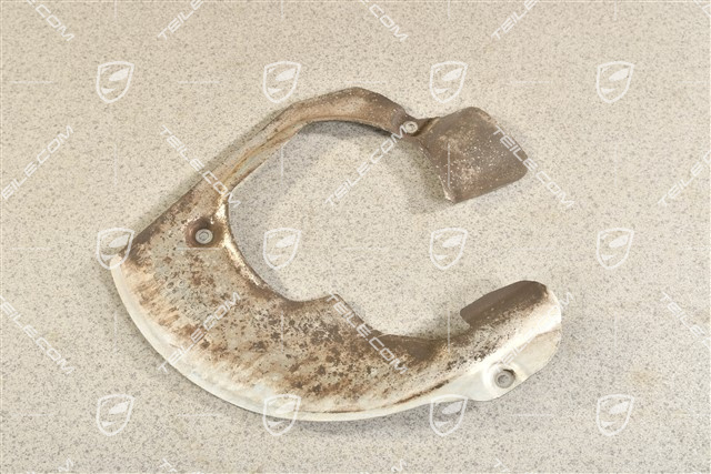 Front axle disc brake protective plate, C2, L