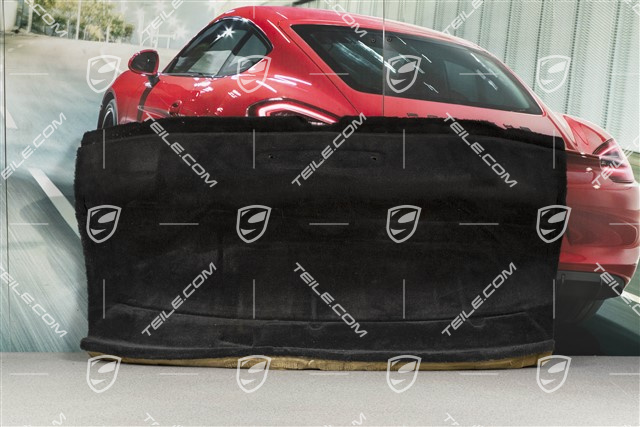 Klebeteppich / Hutablage / Bodenbelag, Schwarz, Coupe, Turbo