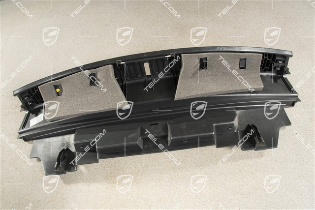 Blende Schlossträger / Schlossabdeckung, Schwarz