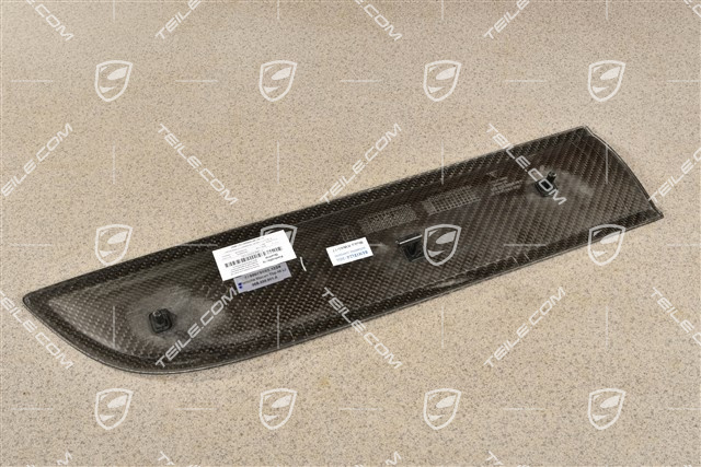 Blende, Tür, hinten, Carbon-Glänzend Schwarz, L