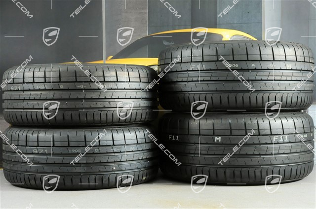 20-inch Spyder summer wheel set, rims 8,5J x 20 ET57 + 10,5J x 20 ET47, Pirelli summer tyres 235/35 ZR20 + 265/35 ZR20