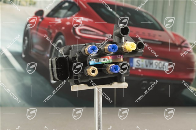Valve control unit, air suspension adjustment / levelling system