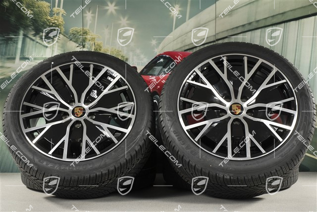 20-inch Turbo S Aero Design winter wheel set, rims 9J x 20 ET54 + 11J x 20 ET60, Goodyear winter tyres 245/45 R20 + 285/40 R20