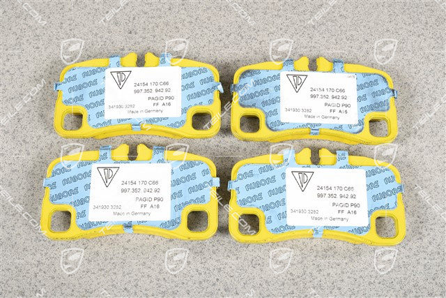 Brake pad set (L+R), GT3