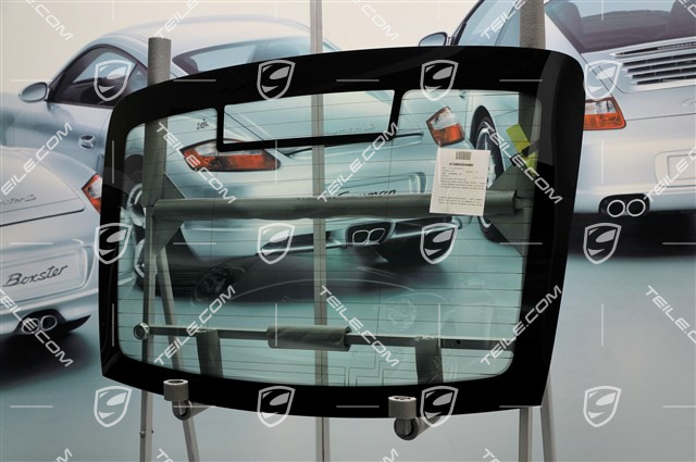 Heckscheibe, ohne Heckscheibenwischer, CD-Radio Porsche CDR 31