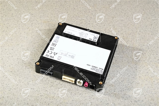 Control unit emergency call module and communication unit