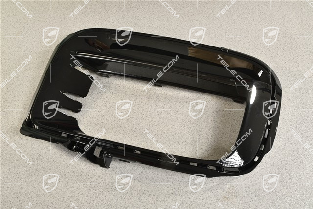Sport Design, Front bumper, side ventilation grille, Black, L