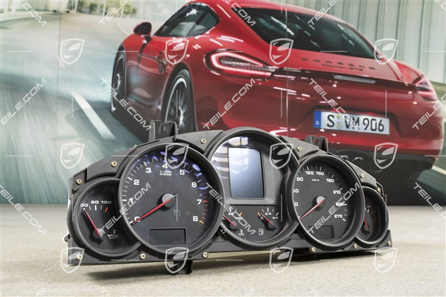 Kombiinstrument, Cayenne V6 3,2L 177kW, mit Glasscherben