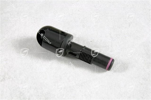 Nozzle head, black mat, L=R Nozzle head, black mat, L=R