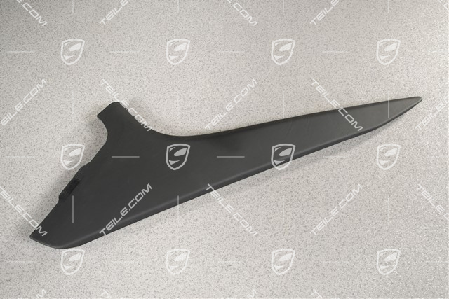Mittelkonsole, Blende, Leder, seitlich, schwarz, L