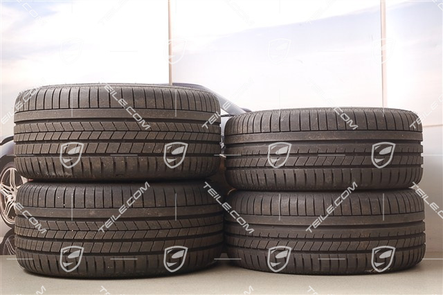 19" Komplet kół letnich Boxster Spyder, srebrne, 10J x 19 ET42 + 8,5J x 19 ET55 + opony GoodYear