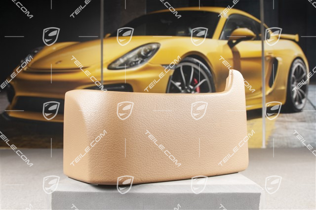 Glove compratment side cover, Leatherette, Sand beige