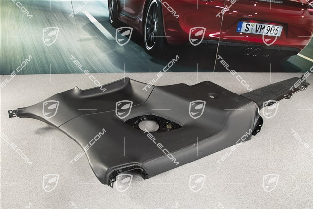 Seitenwandverkleidung, hinten, Leder, Schwarz, Coupe, L