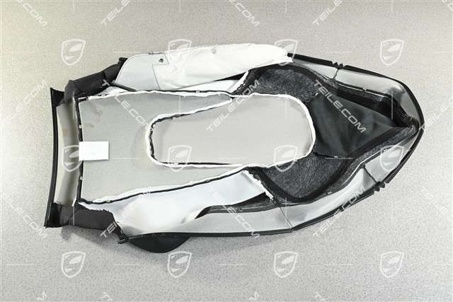 Lehnenbezug, Leder, Sportsitz Plus, Schwarz, L
