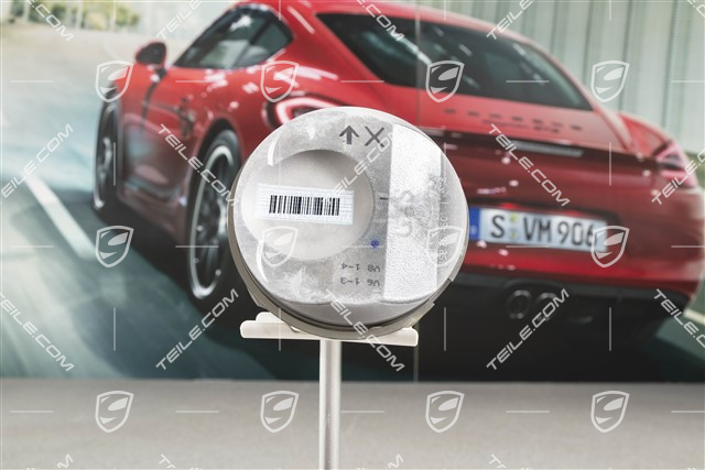 Piston complete with piston rings, snap rings / circlips, piston pin / Cyl. 1-4 554-559 G, GTS / S