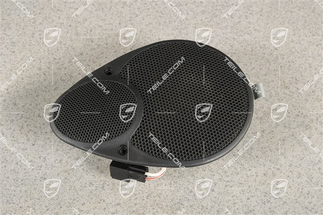 Rear loudspeaker, Satin Black, Bose sound package, Coupe/Targa R / Cabrio L