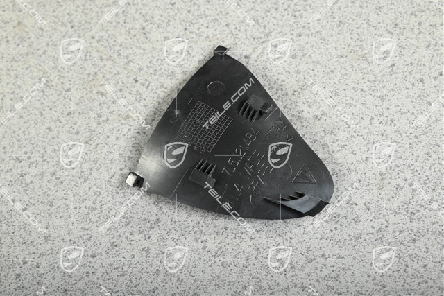 Side cover for air duct, V8, R