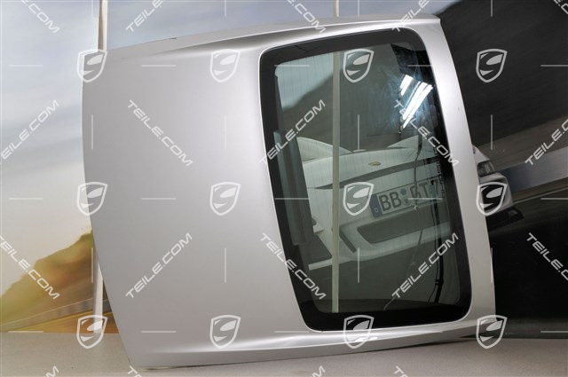 Rear lid, complete with rear window and linings