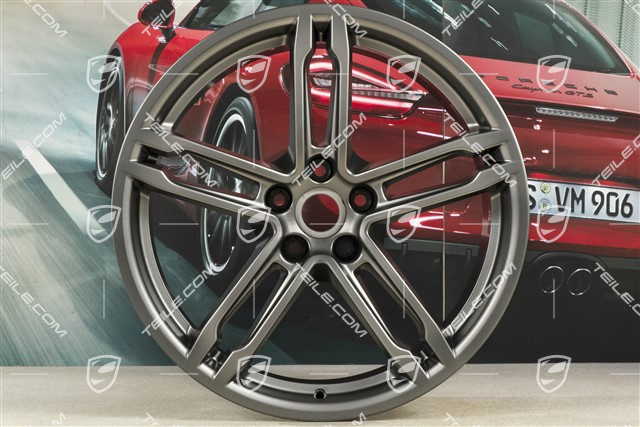 19" wheel, Turbo, 9J x 19 ET21, platinum satin-matt