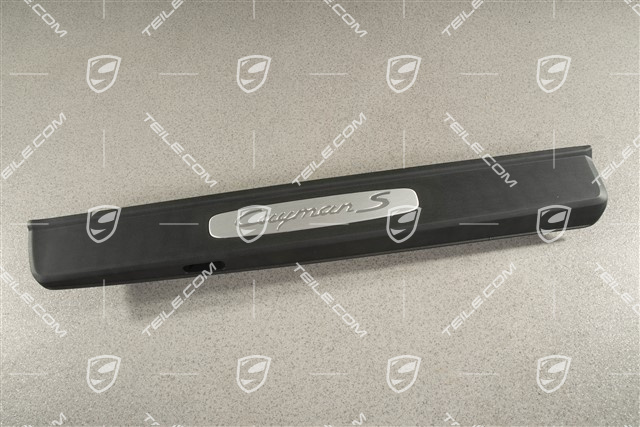Blende, Einstiegleiste, Cayman S, Schwarz, R