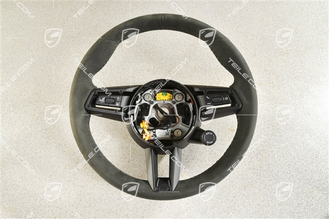 Kierownica sportowa, Sport Chrono Package Plus, Alcantara Race Tex, czarna