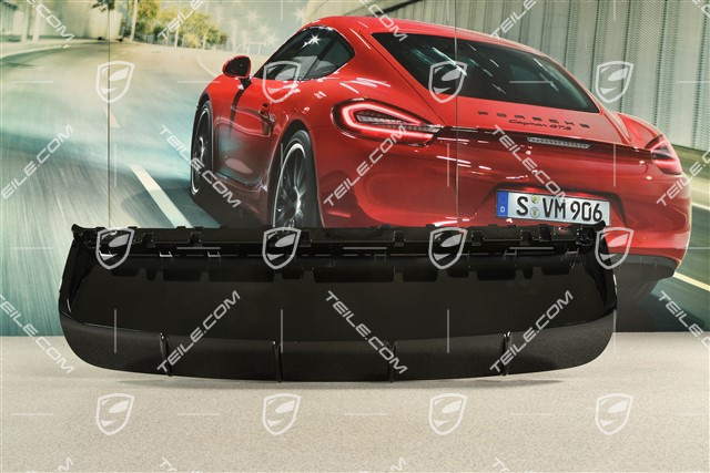 Sport design Coupe, Rear bumper lower cover / diffuser, Black