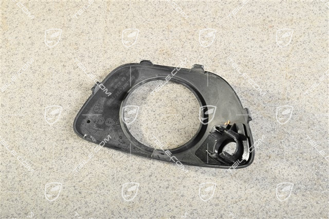 Cover, fog headlamp, Black Mat, PDC, L