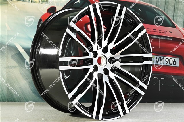 21'' Turbo III, Felga 10J x 21 ET19, czarny wysoki połysk