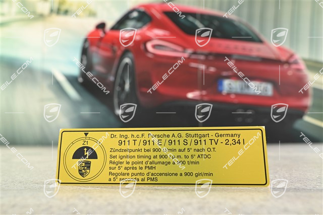 T / E / S, Sticker Ignition timing setting