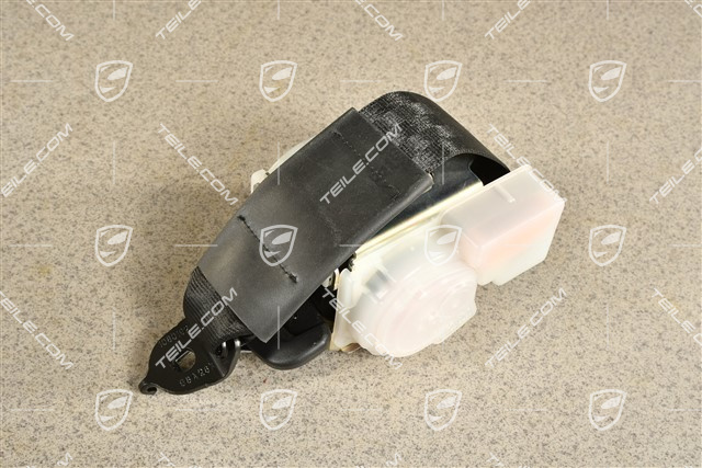 Rear seat belt, centre, Black