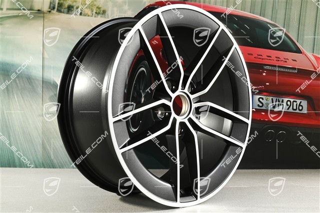 20" felga Carrera Exclusive Design, 8,5J x 20 ET50, czarny satynowy półmat