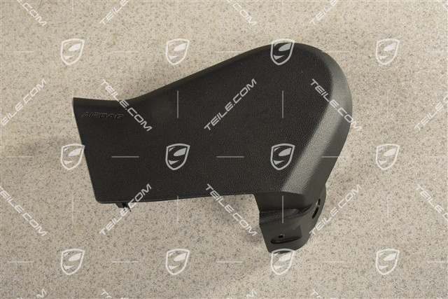 Blenda fotela przedniego, zewnetrzna, czarna, L