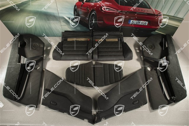 Tapicerki z napisem Porsche, fotele sportowe