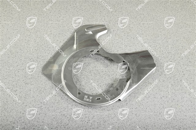 Front axle disc brake protective plate, R