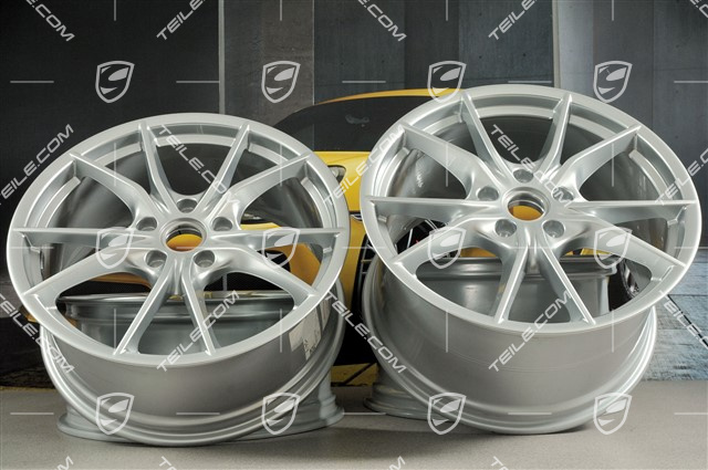 20" Komplet felg Carrera S IV, 8,5J x 20 ET49 + 11J x 20 ET78, do kół zimowych, C2/C2S, brylantowy chrom Brilliantchromlack 20" Komplet felg Carrera S IV, 8,5J x 20 ET49 + 11J x 20 ET78, do kół zimowych, C2/C2S, brylantowy chrom Brilliantchromlack