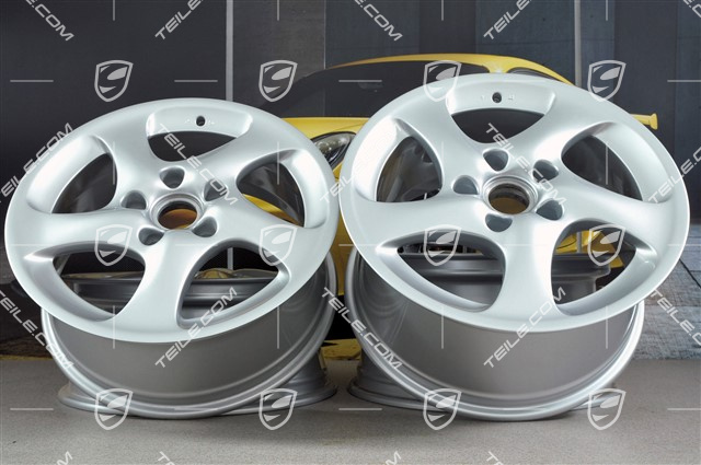 18-inch TurboLook II wheel set, 7,5J x 18 ET50 + 9J x 18 ET52