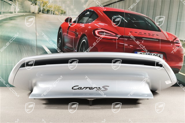 Heckspoiler Turbo S, inkl. hintere Haube (Motordeckel), komplett mit beide Gitter und alle Kleinteile