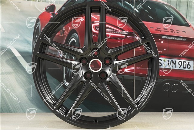 20" Felge "Macan Turbo", 10J x 20 ET19, CMS, czarny półmat