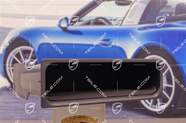 Centre console shelf, satin black instead of radio