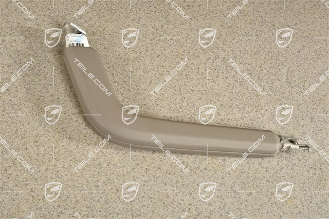 Grab handle centre console, Leather, Platinum Grey, R