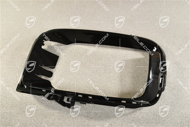 Cover trim, front bumper air inlet, Sport Design, Black, L
