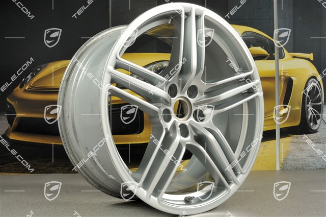19-inch wheel rim Macan Design, 9J x 19 ET21, brilliant silver