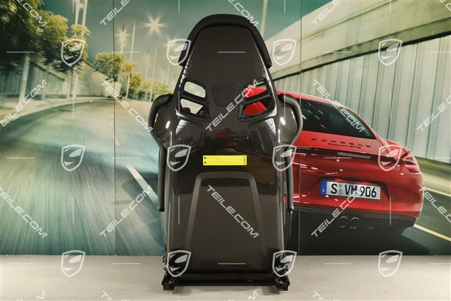GT3 Schalensitz, Carbon, schwarz/silber, R
