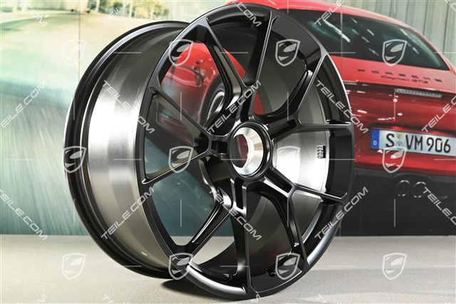 20" GT3 Felge, 9J x 20 ET43, Schwarz Seidenmatt