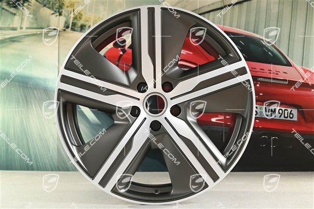 22-inch wheel rim Macan Exclusive Design, 9J x 22 ET29, Turbonite, right