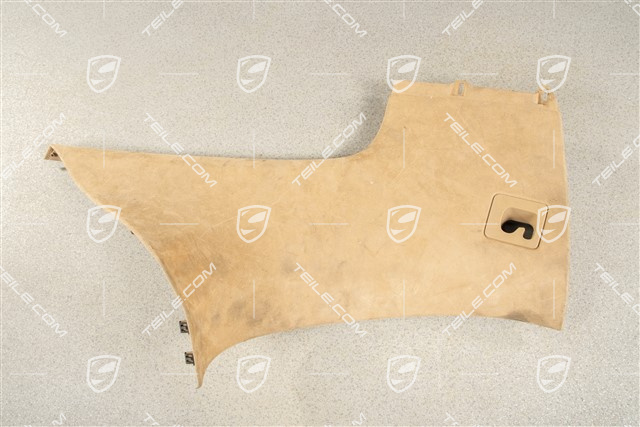 Tapicerka słupka-D, Alcantara Sand beige, L