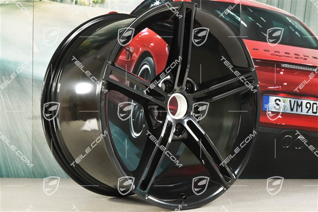 21" Felga Mission E Design, 11,5J x 21 ET66, czarny wysoki połysk